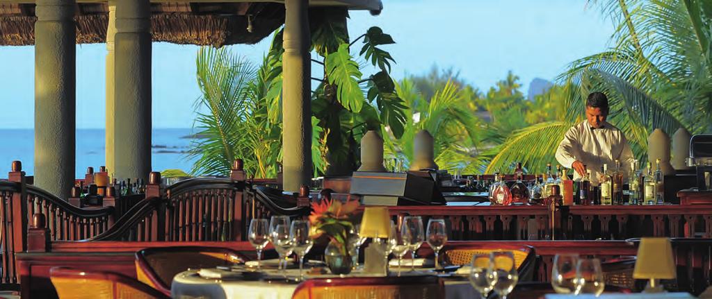 RESTAURANTS & BARS Royal Palm is available on both bed and breakfast and half-board basis. LA GOELETTE - Seating 80 Gastronomic restaurant overlooking the bay.