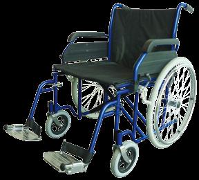 Folding backrest Push button easy release 24 rear wheels Adjustable Anti Tip wheels Available colour: Green