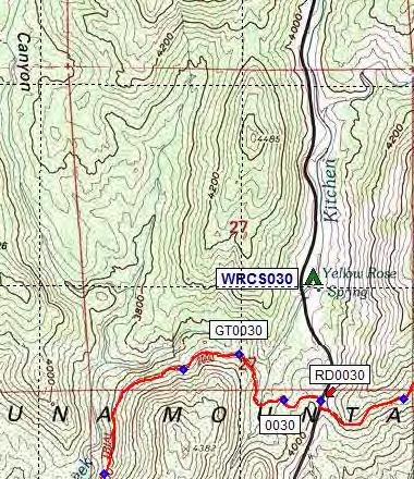 Cobra attack helicopter crashed near PCT mile 32.6.