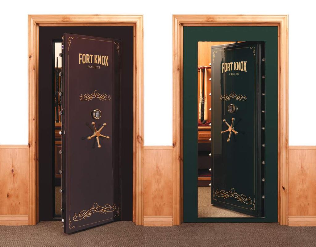 VAULT ROOM DOORS Fort Knox research shows Many Americans outgrow their home safe within just 2 years after purchase.