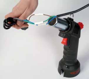444 4500V Hot air gun, ajustable from 400 C to 750 C,
