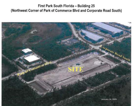 First Park South Florida Building 25 Location: 15335 Park of Commerce Blvd., Jupiter, FL 33478 Size: 13.