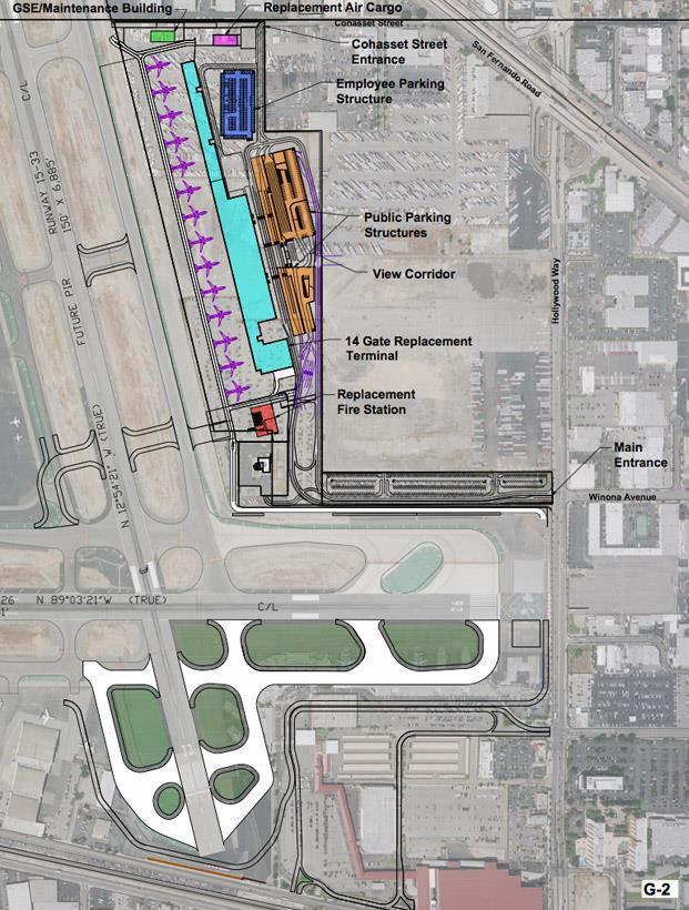Future Airport Connectivity/Improvements Burbank Airport North Metrolink Station (new) Proposed