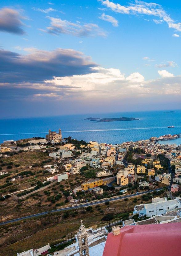 SYROS The Greek island of Syros is full of beauty and charm, created by its unspoiled landscape, its
