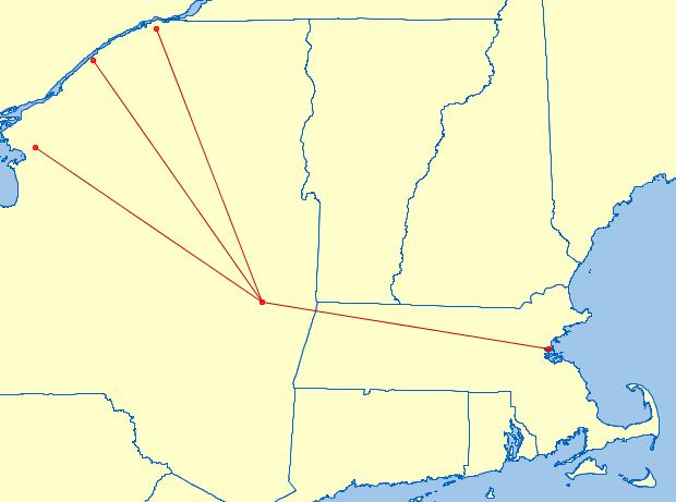 To enhance connectivity, Cape Air proposes an option for through service to Boston, via Albany Through service to Boston highlights Each flight would operate non-stop to Albany, then continue on to