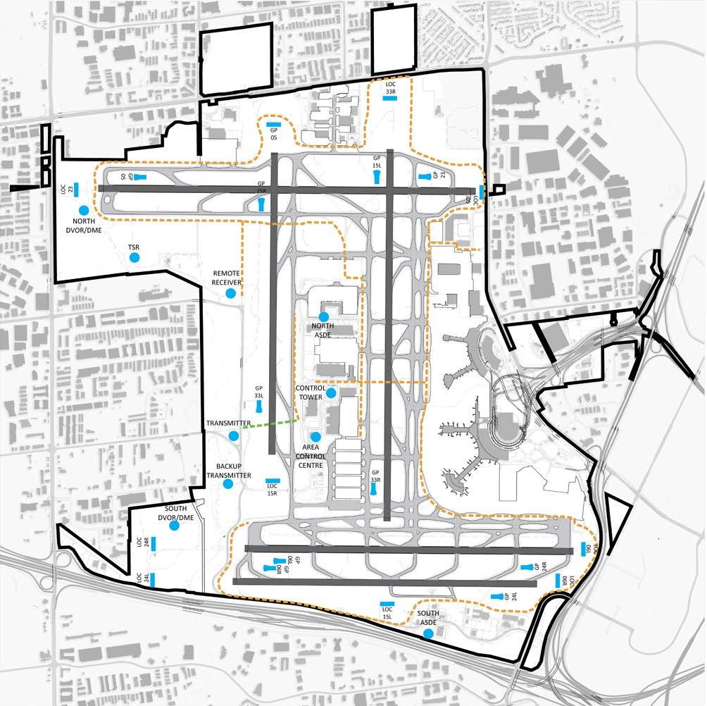 Figure 6-2: Existing ATC and CNS Facilities Capacity of the Existing Airside System The GTAA works systematically to maintain appropriate capacity across Toronto Pearson s airside system.