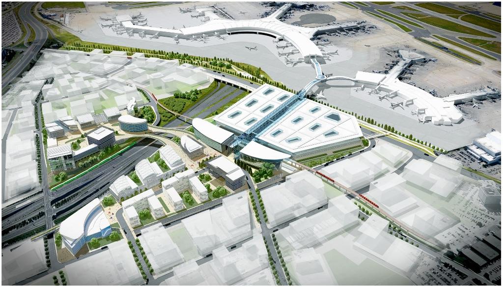 Figure 8-8: Regional Transit Centre/Terminal-New Concept Rendering Development to 2027.