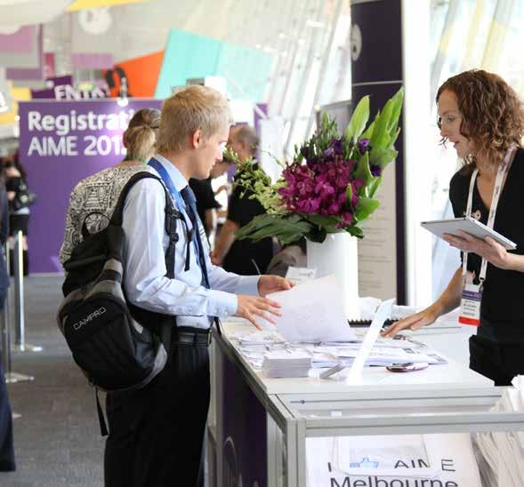 Year-after-year, AIME is more than just an exhibition: it s an education forum; a networking event; a business development tool; and a showcase of Melbourne, regional Victoria, Australia and the