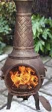 Cast Iron or Cast Aluminium Chiminea? Cast iron Chimineas are extremely durable and will provide outstanding heat output and many years of excellent service.