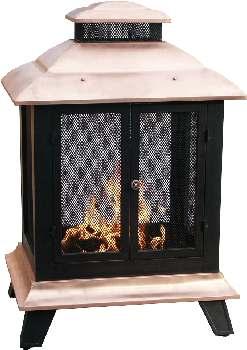 See Chiminea FAQ on Page 15 COPPER OUTDOOR FIREPLACE See Chiminea Warnings on Page 3 97cm (38 ) High 65cm(26 ) Wide 51cm(20 ) Deep 37Kg 10 The combination of copper and painted steel give this