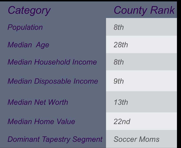 Central Palm Beach County has the 8 th highest income in the entire County Central Palm Beach County Profile Note: 1.