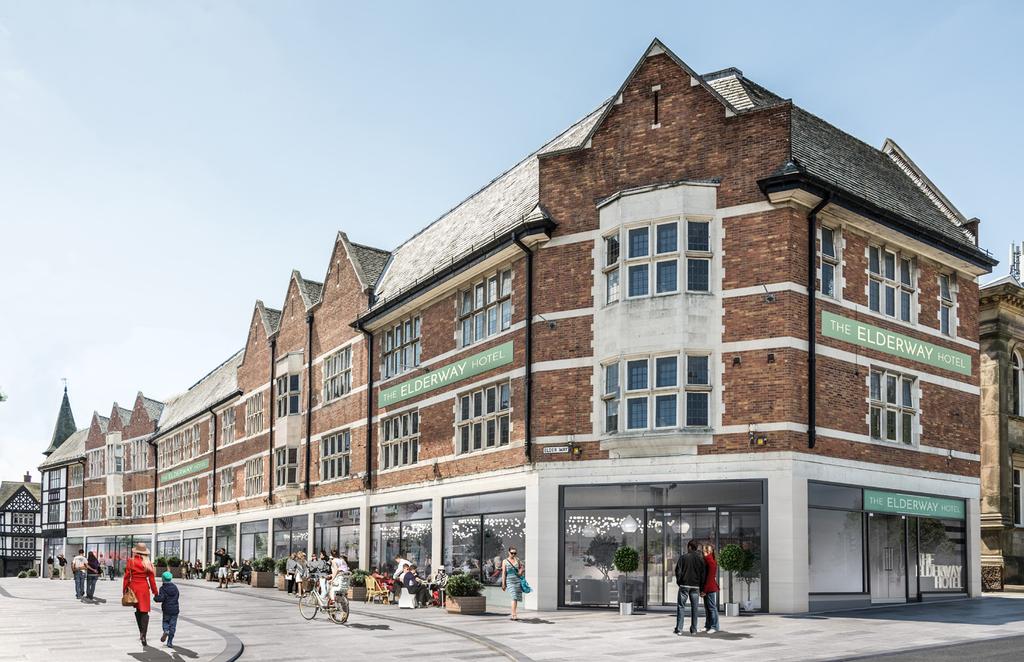 S RENAISSANCE Occupying a pivotal site in the town centre, Elderway is a landmark mixed use scheme, breathing life into the town s famous 1930s, Mock-Tudor former Co-op department store.