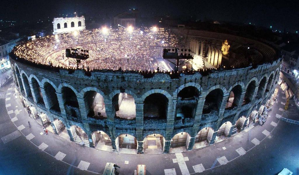Find the full 2018 Verona Festival schedule on July and August ANDREA BOCELLI S SUMMER CONCERT IN TUSCANY A MAGICAL EVENING OF GREAT MUSIC 6 days from only 499,- August Visit Pisa and Pietrasanta