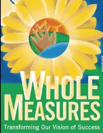 Whole Measures for Community Health We envision a world in which people, land and