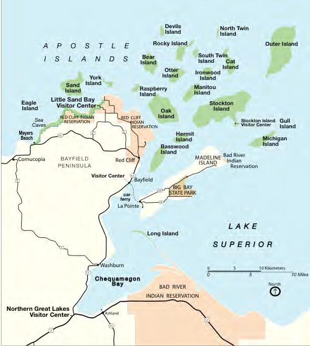 Apostle Islands National Lakeshore Visitor Study 9 12. a) On this trip, did you and your group stay overnight away from home in Apostle Islands NL or within a 30-mile (or 45-minute) drive of Bayfield?