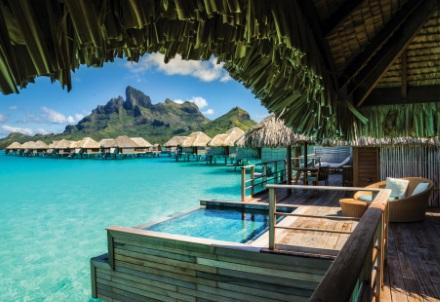 ACCOMMODATION - BORA BORA Situated between the deep blue Pacific and the tranquil lagoon, Four Seasons Resort Bora Bora offers South Seas escape on its own sublimely private small islet.