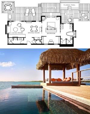 Otemanu Overwater Bgl & Plunge Pool Expansive one-bedroom Otemanu Over-Water Bungalows with Plunge Pool offer the finest Polynesian over-water experience.