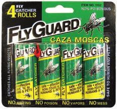 RODENT / ROACH TRAPS # 1155 Fly Stick # 1152 Fly Ribbon (4