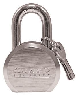 COMMERCIAL SERIES PADLOCKS JIMMY PROOF # 365 Stainless Steel Clad over Solid Brass