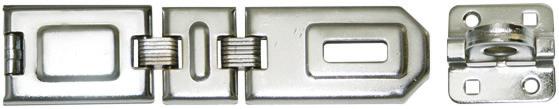 Carded # 34060 extra heavy hasp Steel with 7/