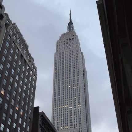 Empire State building offers students an unparalleled view of New York.