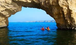 Kayaking The marine straits and extensive coastline offer up the perfect choice of locations to enjoy kayaking; with beautiful coastal scenery throughout
