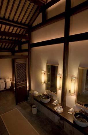 The Spa has seven massage villas, an Ayurvedic room, Malay room with outdoor bath, hydrotherapy room and a series of therapy rooms.