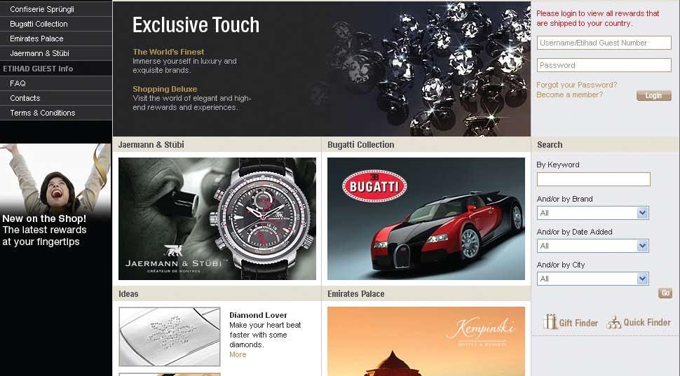 ETIHAD GUEST REWARD SHOP Etihad Guest Reward Shop exciting rewards are just a click away! Our Reward Shop is one of the easiest and most rewarding to use.