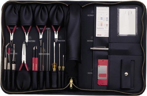 ELECTRONICA 2OOO SERVICE SET The practical service case for the electronics engineer 2000 ELECTRONICA with tool set 2001 Case with zip fastener, without tools Elegant case with zip fastener made from