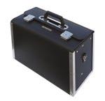 This enables the user to survey all the tools easily. 42 tools are held by compartments. In the bottom of the case is a metal tray which may carry additional tools.