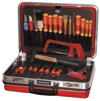 VDE-ELEKTRO SERVICE-CASE PROTECTION 82OO A case with the basic equipment of common safety tools 8200 PROTECTION with tool set 8215 PROTECTION without tool set Case made from deep-drawn,