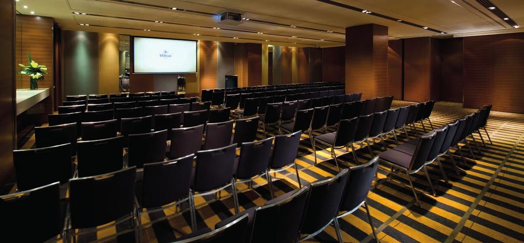 ROOM HIGHLIGHT Offering space for large meetings, conferences and executive roundtables, business is a pleasure at Hilton Sydney.