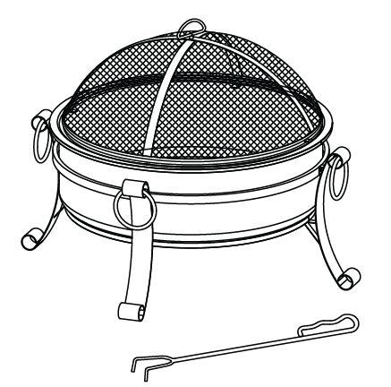 Instruction Manual 30 Steel Fire Pit with Solid Bowl Questions, problems, missing parts?