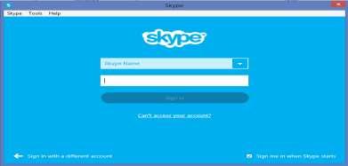 ~ 30 ~ 7. Skype Skype je poznati instant messaging program, tj. program za brzo internetsko dopisivanje.