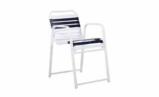 Strap Chairs Bonaire Cross Strap Dining Chair Stackable 3200