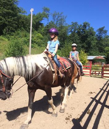 Kids are given a checklist of skills that they must pass to move up a level in their riding.