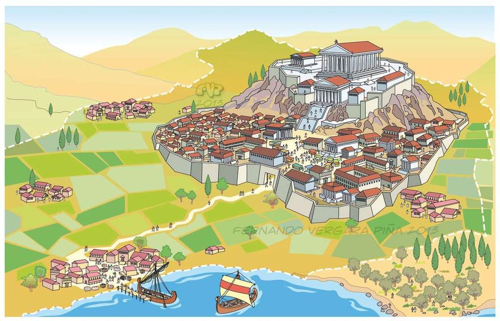 Greek cities were designed to