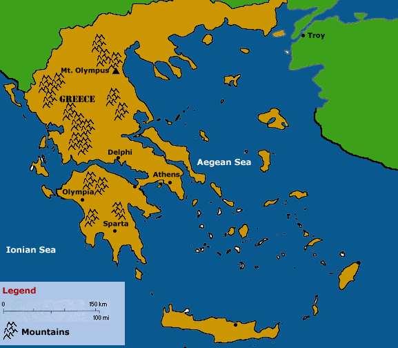 25. How did the mountains, seas, islands, harbors, peninsulas, and straits of the Aegean Basin shape Greek economic, social, and political development and