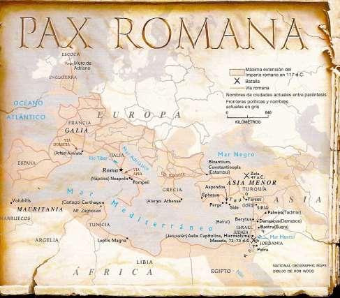 The Pax Romana: Two centuries of peace and prosperity under imperial rule