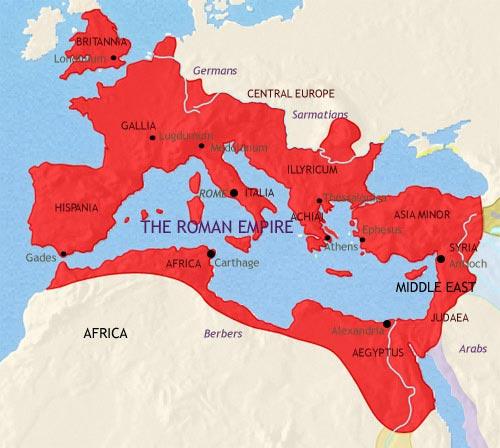 " In ancient Rome, that was true. Rome was considered the center of the empire and every city and province had to be connected to the center.