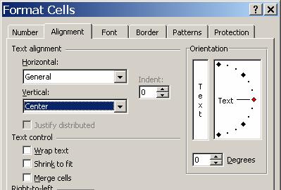 Vertikalno poravnavanje Na paleti alatki Formatting postoje tri dugmeta (ulijevo, centrirano, udesno) koja omogućavaju horizontalno pozicioniranje sadržaja ćelije (slijeva nadesno).