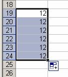 3.5.10. Excel alatka AutoFill U Excelu postoji veoma korisna alatka.