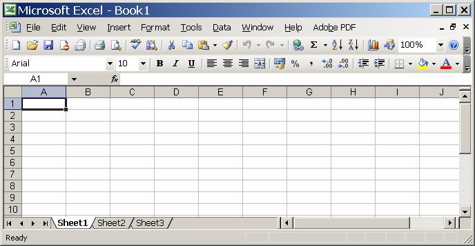 3. MS Excel 3.1. Prvi koraci u Excelu Za pokretanje Excela Aplikativni softver Dvaput pritisnite ikonicu Microsoft Excel ili Izaberite Start, All Programs, Microsoft Office, Microsoft Excel.