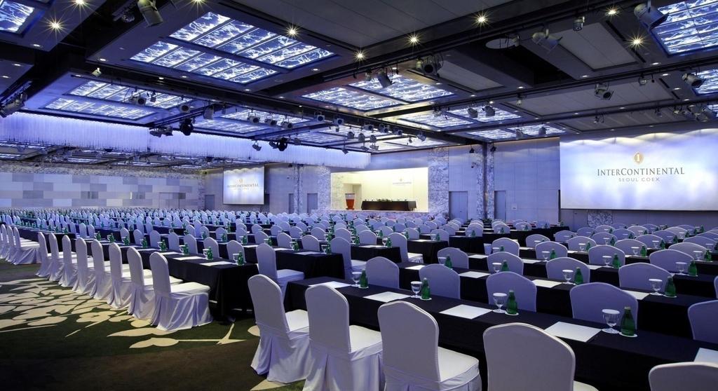 Especially, the whole New Grand Ballroom shows elegance, exquisite, and embodied Beauty of Korean Festivity InterContinental Seoul COEX All 11 function rooms were renovated in 2010