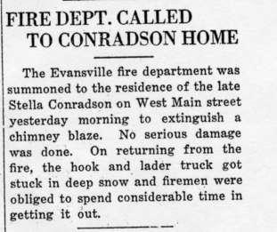 Wisconsin January 31, 1929, p. 1, col. 7, Evansville Review, Evansville, February 28, 1929, p. 5, col.