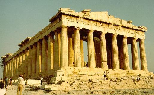 Phidias designed the Parthenon and started the