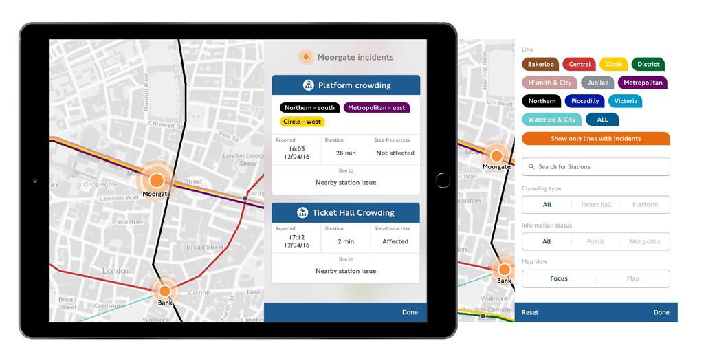Harlesden Willesden Junction bury dens d North Acton Bayswater Notting Hill Gate Edgware Road 1 High Kensington In addition to the app, CAF was able to provide TfL with new insights on Barons station