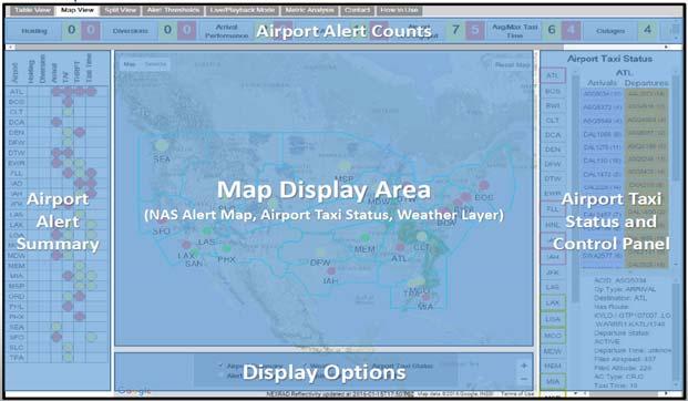 NOD Integrated Application Map View Airport