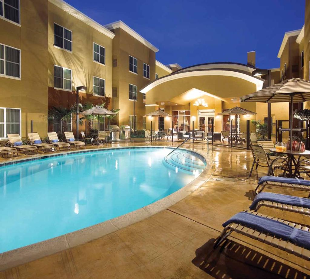 Guest Offerings At Homewood Suites by Hilton, guests can enjoy upscale residential one- and two-bedroom suites as well as deluxe studio suites all with full kitchens.