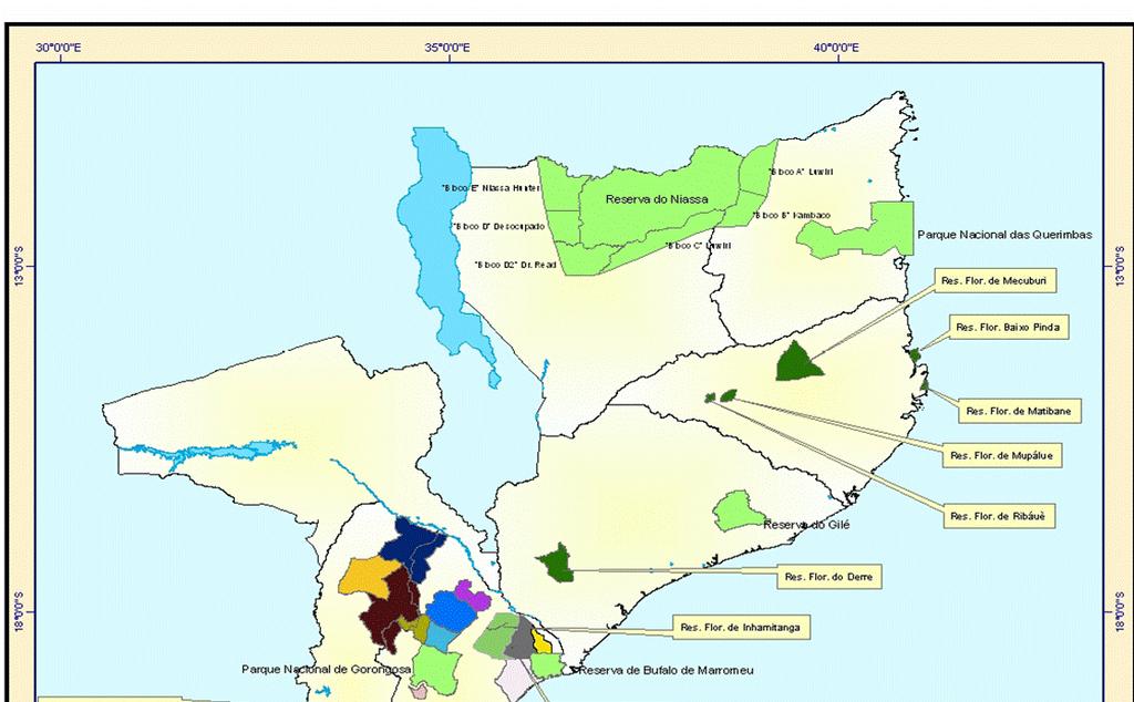 of the total land surface of Mozambique.